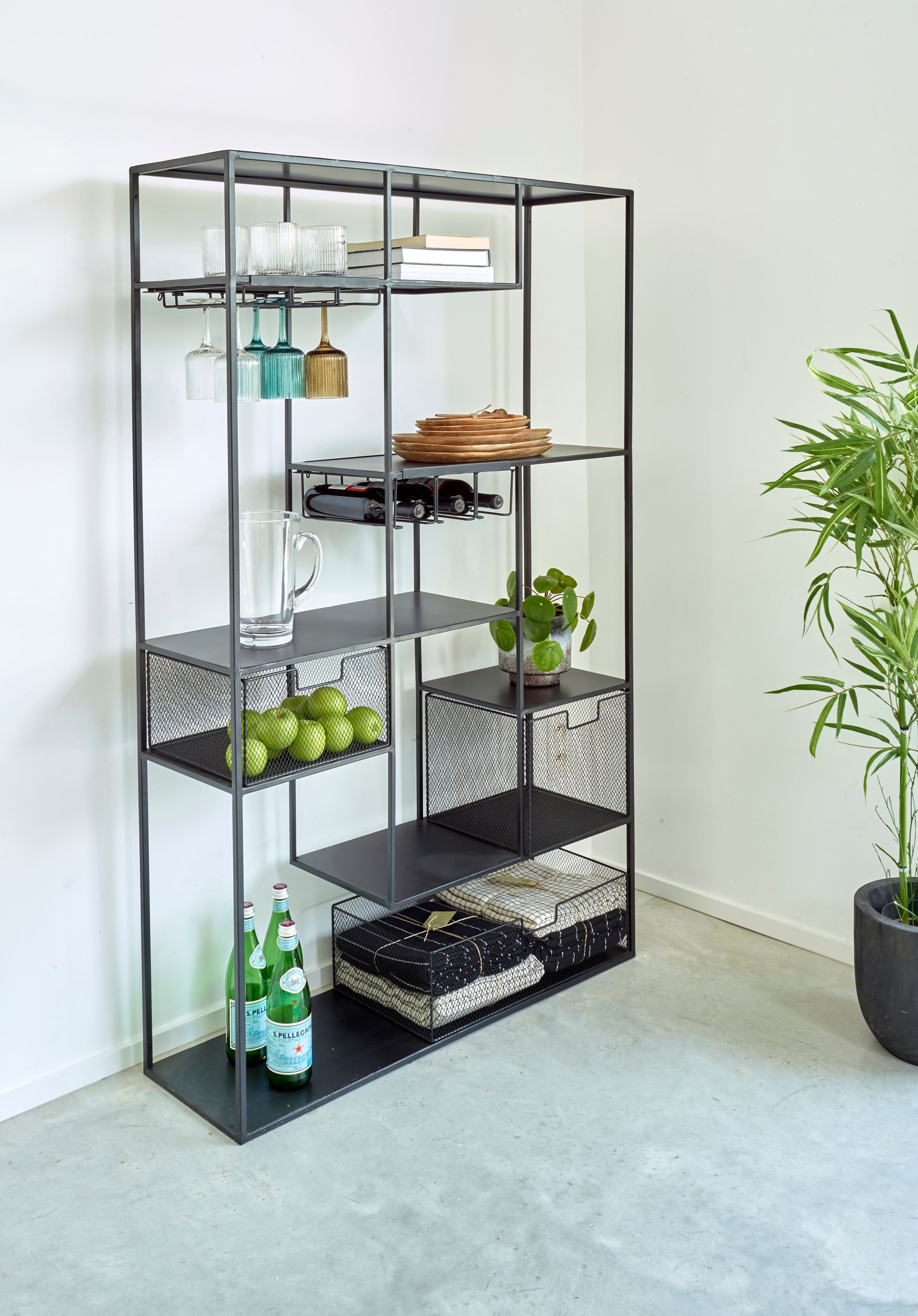Pomax Eszential rek large metaal en hout