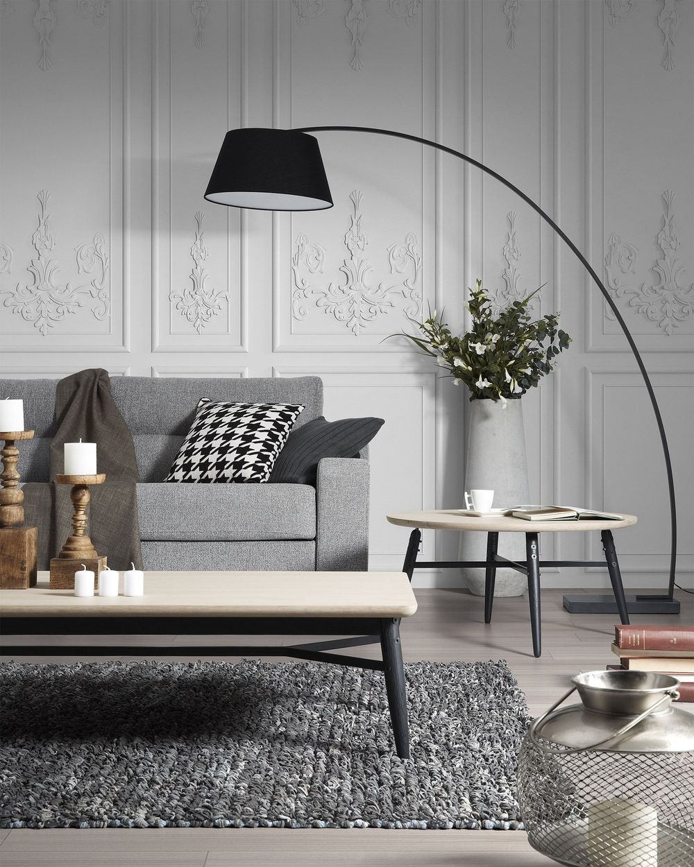 Vloerlamp JUHE - Zwart KAV A497J01