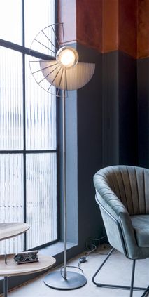 Vloerlamp CRAWFORD - Metaal CCM 41895ANT