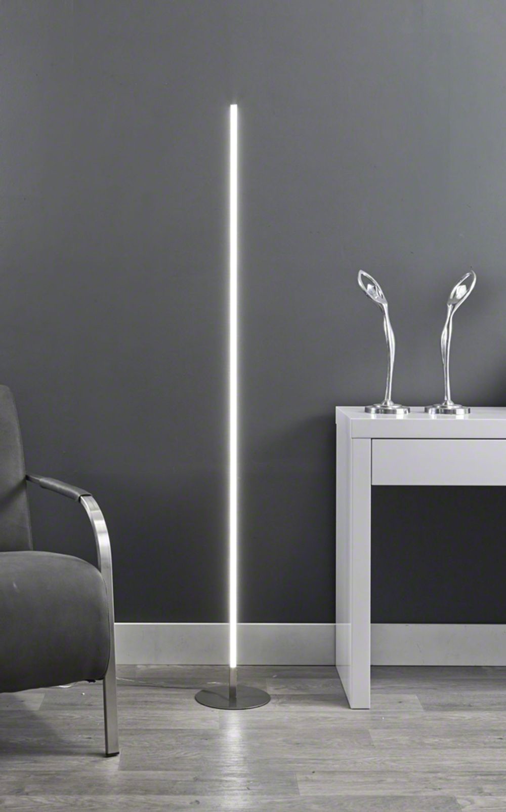 Vloerlamp Gerry in roestkleuren