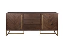 Dressoir CLASS hoog - Acacia wood/brass ZVR 4300018