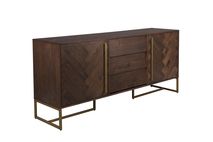 Dressoir CLASS hoog - Acacia wood/brass ZVR 4300018
