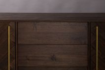 Dressoir CLASS hoog - Acacia wood/brass ZVR 4300018