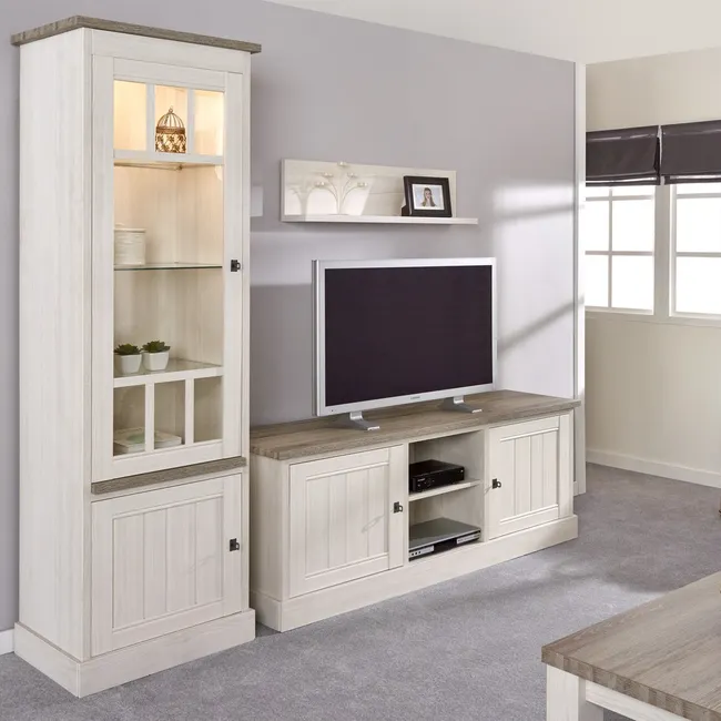 Smalle vitrine links YORK - Lariks & Crystal O