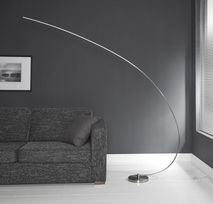 Vloerlamp boog XL  - kleur: Mat nikkel ZLS 707231