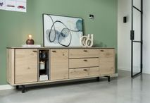 Dressoir LIVADA groot - Natural lacquered HEH 42232-NAL