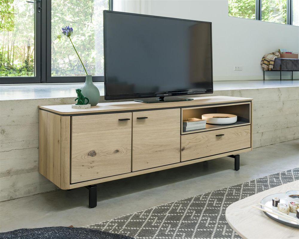 Tv-meubel LIVADA klein - Natural lacquered HEH 42237-NAL