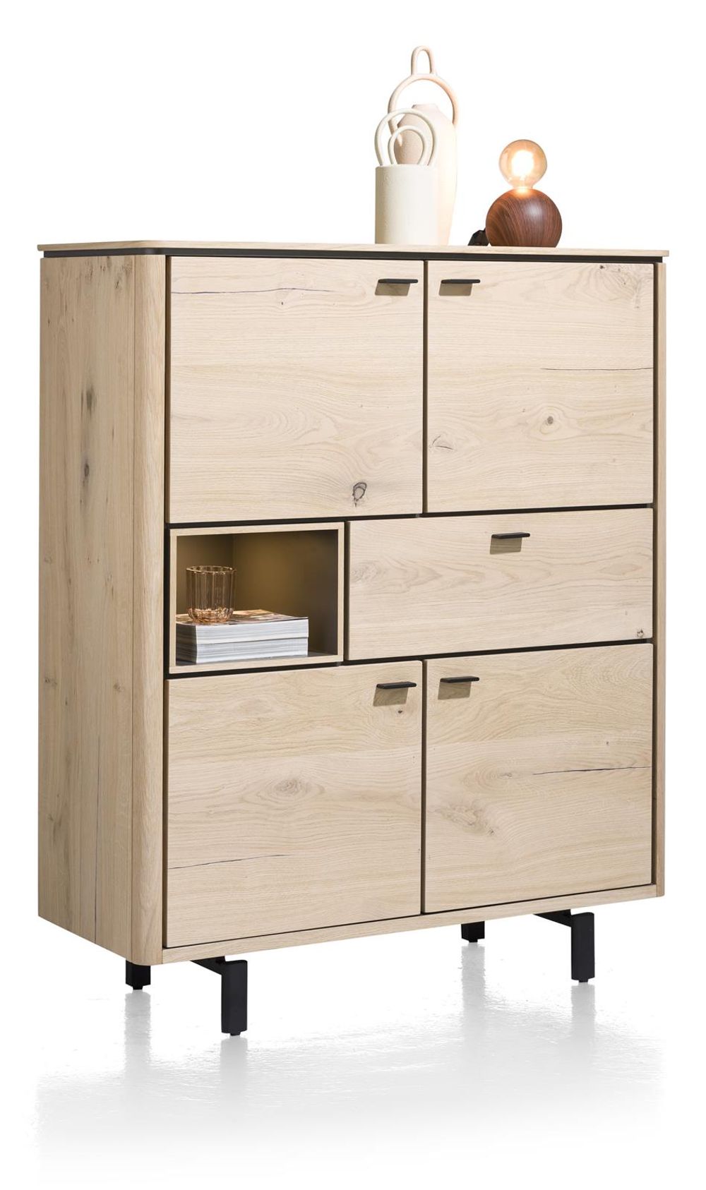 Wandkast LIVADA - Natural lacquered HEH 42238-NAL