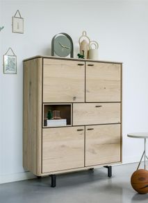 Wandkast LIVADA - Natural lacquered HEH 42238-NAL