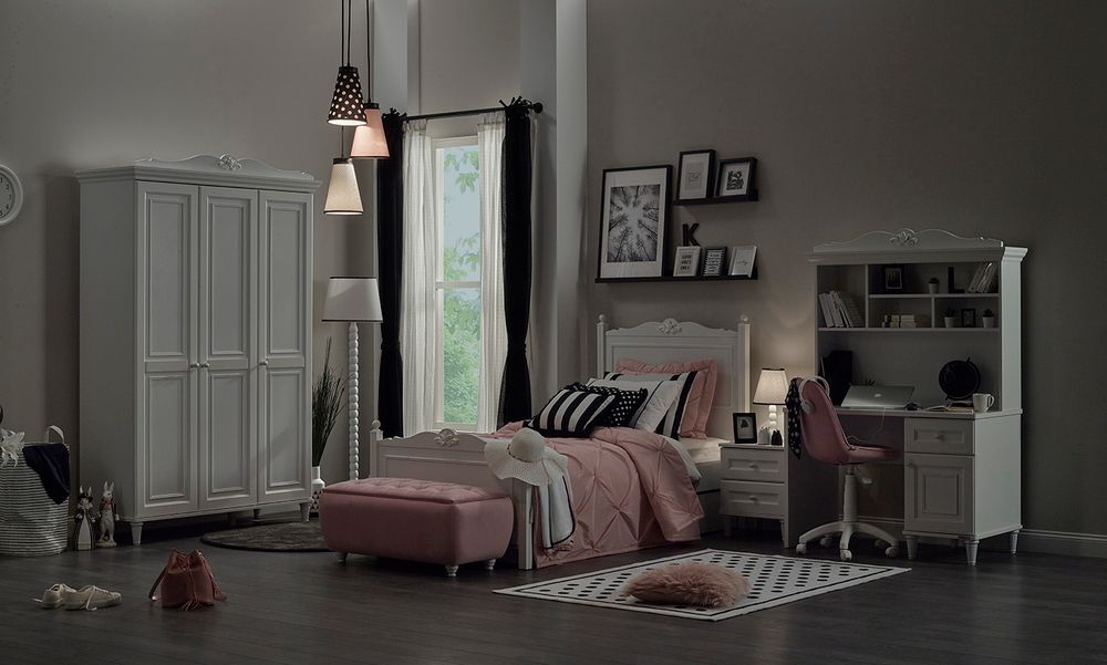 Bed LORA 90x200 cm - Wit INF-3-000022