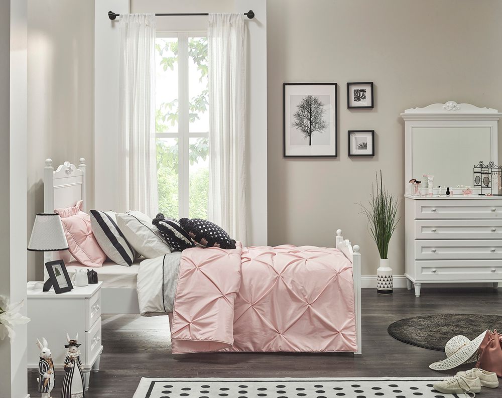 Bed LORA 90x200 cm - Wit INF-3-000022