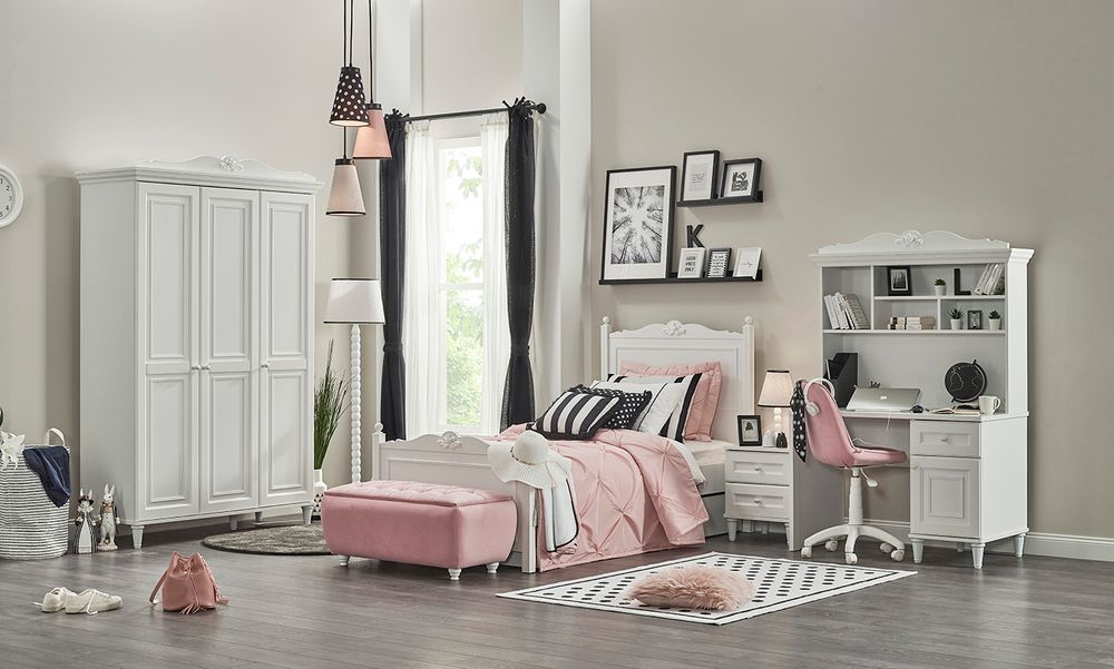 Opzetstuk voor bureau LORA - Wit INF-3-000033