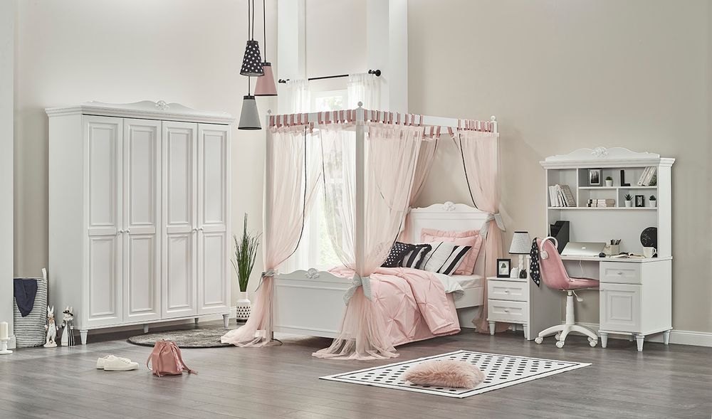 Opzetstuk voor bureau LORA - Wit INF-3-000033