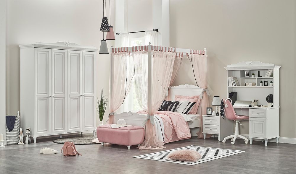 Opzetstuk voor bureau LORA - Wit INF-3-000033