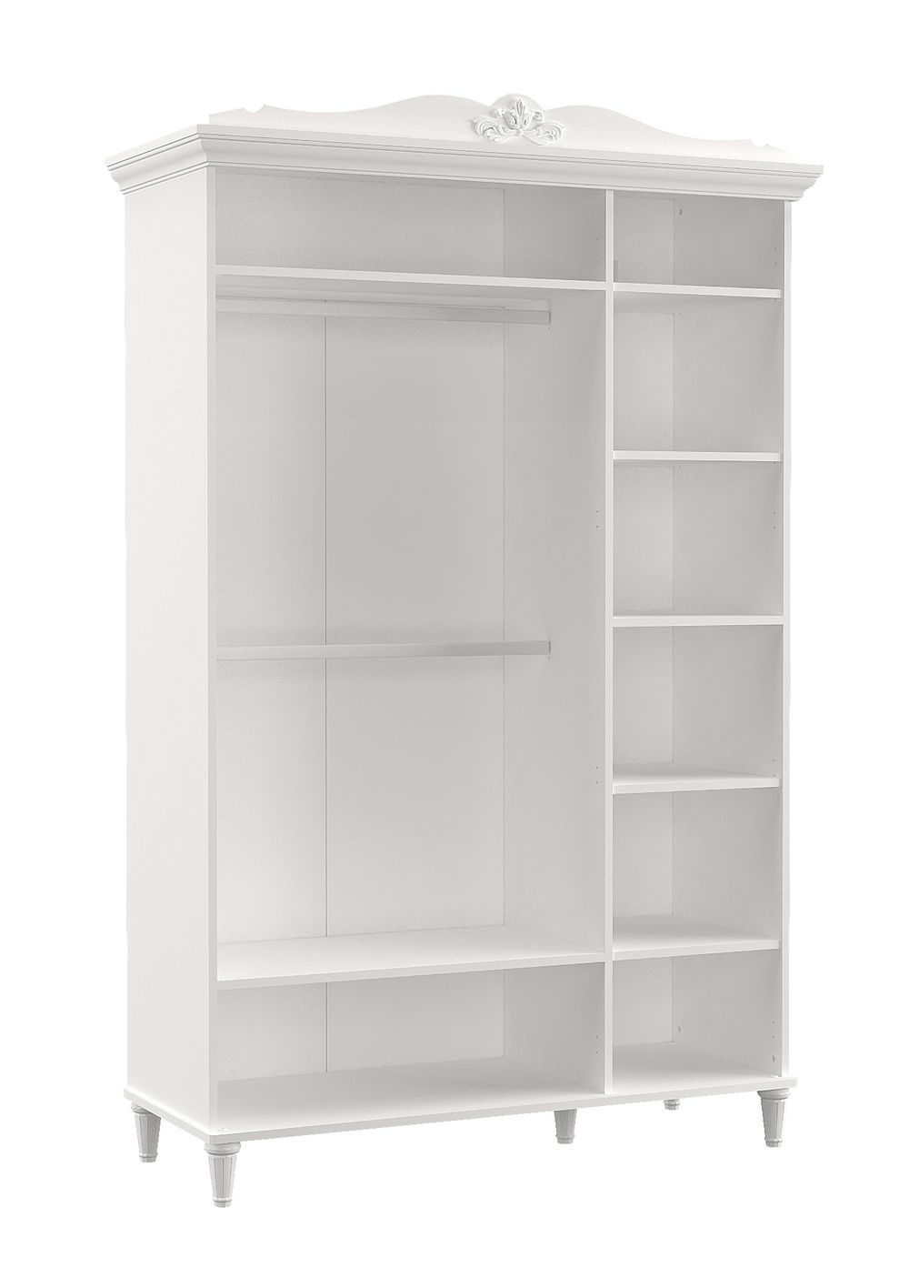 Kleerkast 3 deuren LORA - Wit INF-3-000030