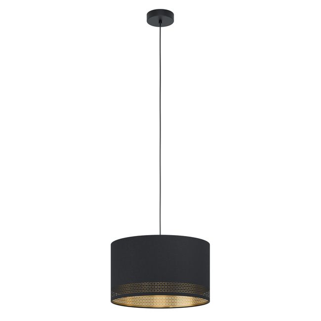Hanglamp ESTEPERRA smal - Zwart/goud