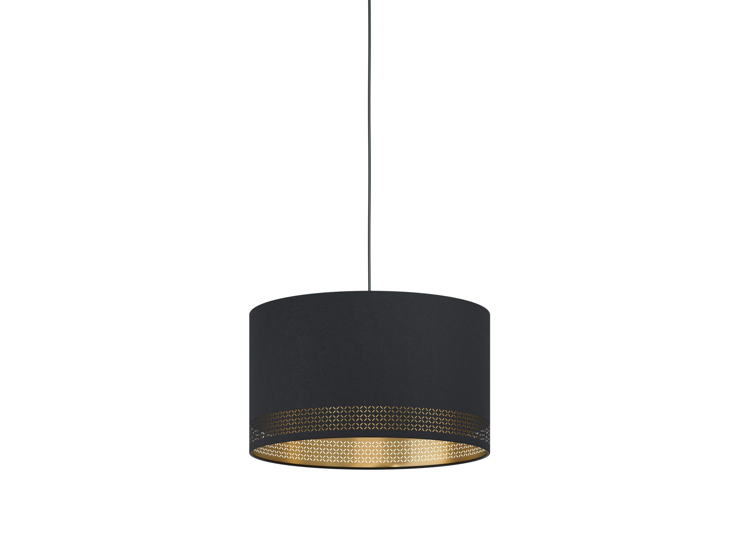 Hanglamp ESTEPERRA smal - Zwart/goud