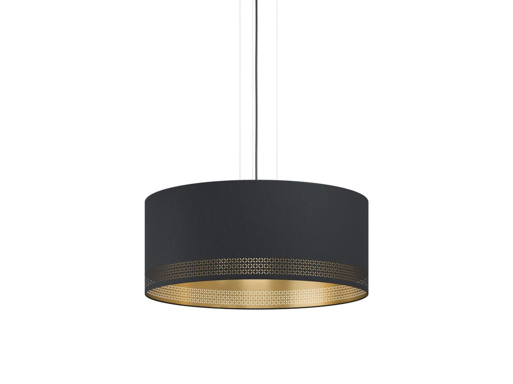 Hanglamp ESTEPERRA groot - Zwart/goud EGL 99274