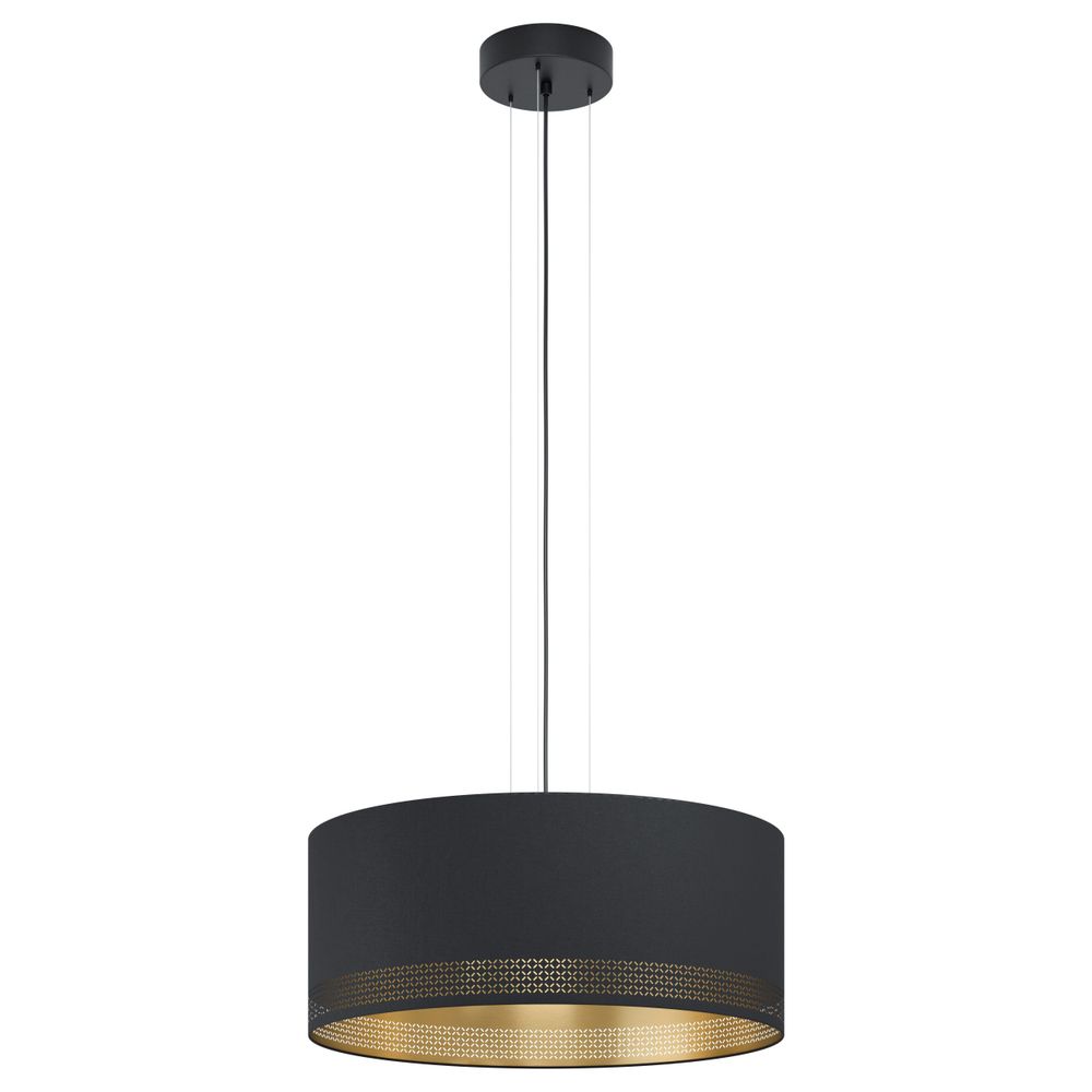 Hanglamp ESTEPERRA groot - Zwart/goud EGL 99274