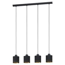 Hanglamp ESTEPERRA - Zwart/goud EGL 99275