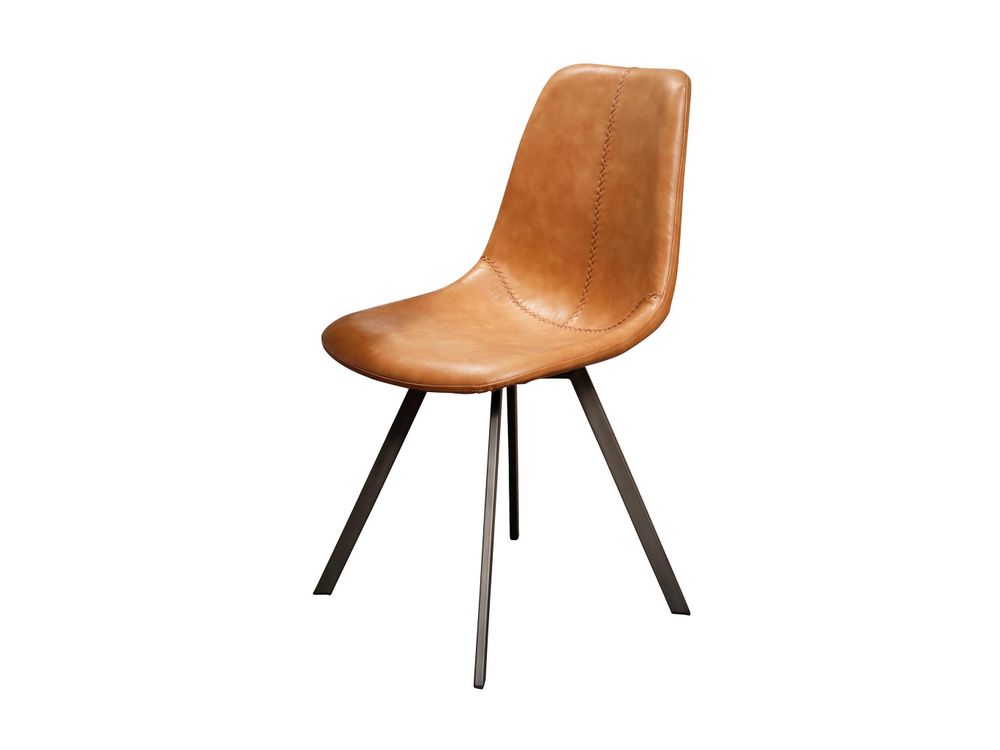 Eetkamerstoel ZIGZAG - Cowhide bruin ZLS 3706-53S