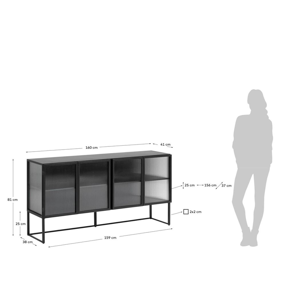 Dressoir TRIXIE - Zwart KAV AA6750R01