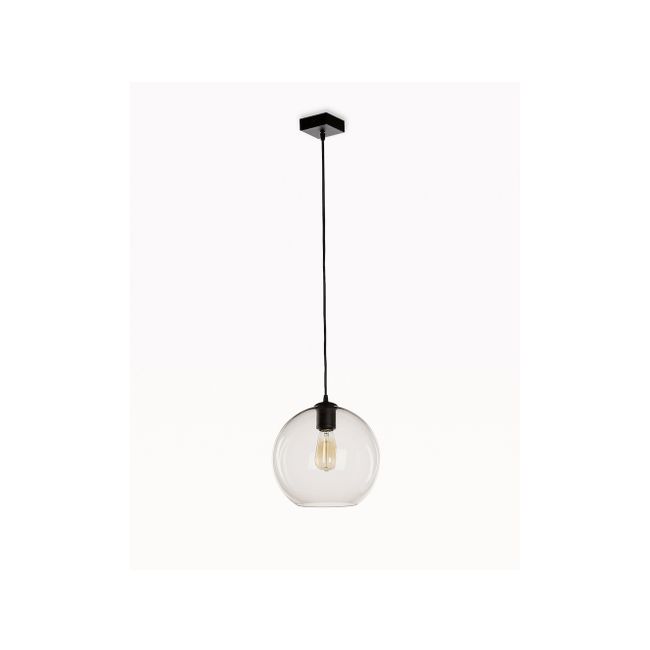 Plafondlamp SEATTLE met 1 glazen bol Globe