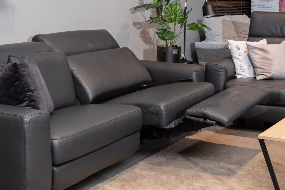 Set 3-zit met elektr. relaxen C-ROM COL SET