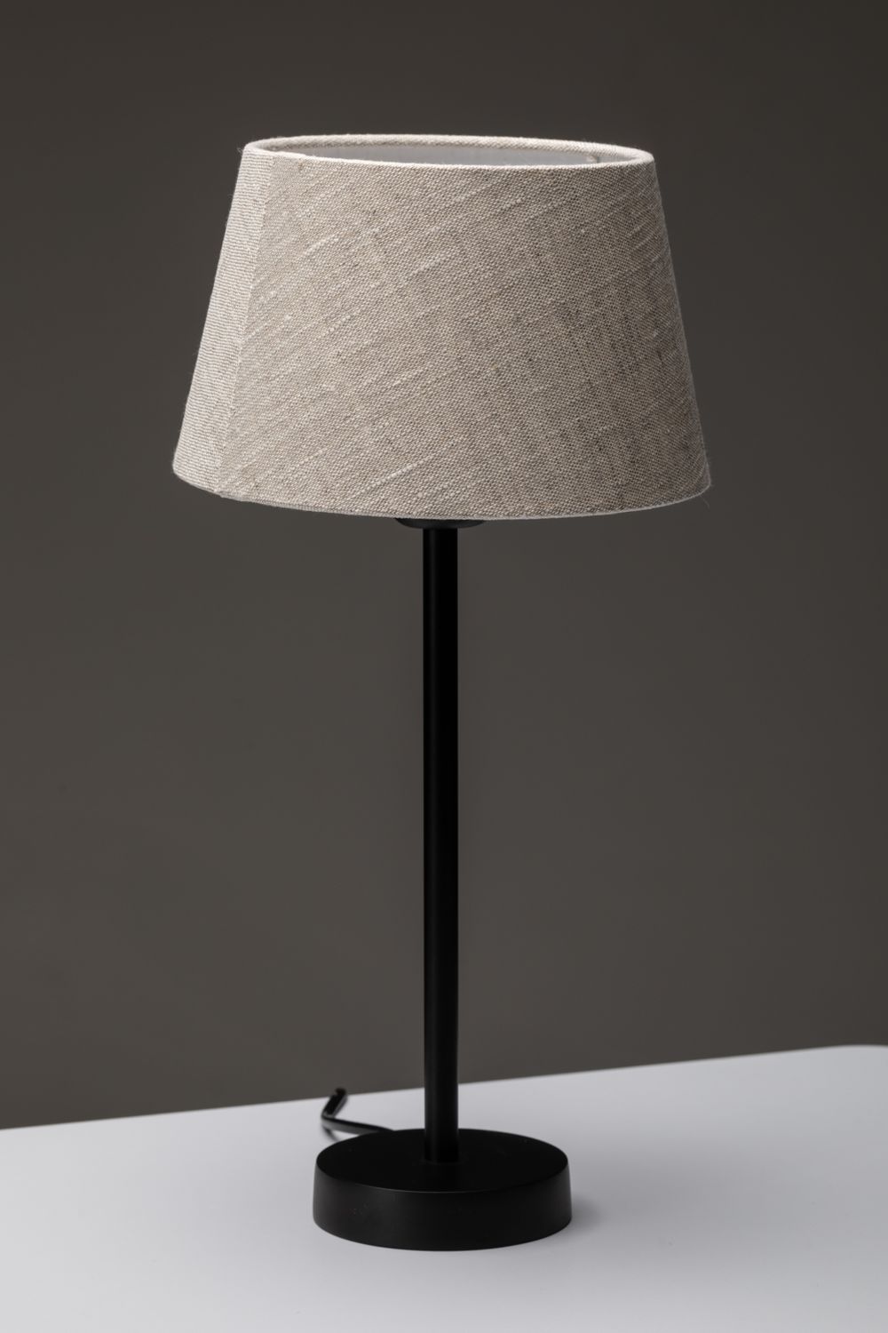Tafellamp MESA - Linnen Pepper C-VDV 40774-30-BL-H20L25P