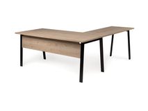 Aanbouwelement voor bureau BIZZY - Eik/zwart DFR BZ BU332BI