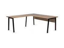 Aanbouwelement voor bureau BIZZY - Eik/zwart DFR BZ BU332BI