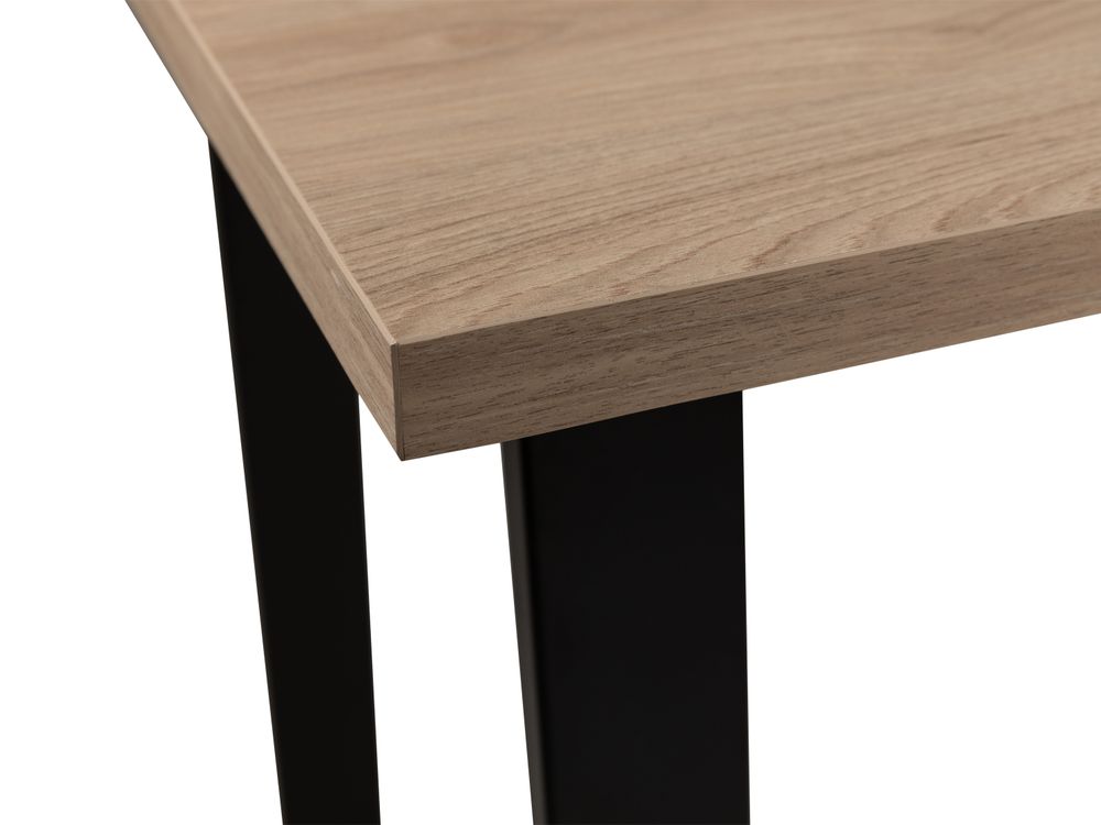 Aanbouwelement voor bureau BIZZY - Eik/zwart DFR BZ BU332BI