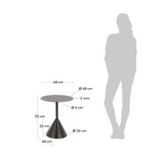 Bijzettafel YINAN - Zwart KAV CC5158R01