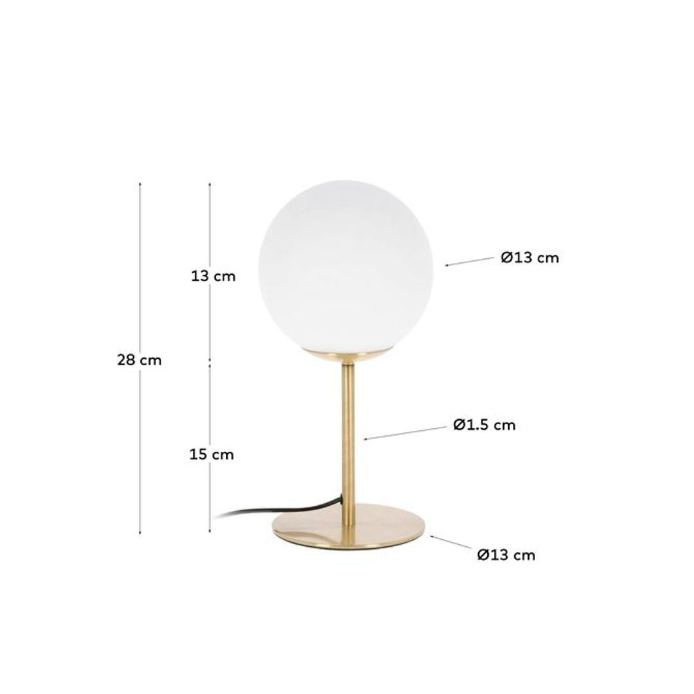 Tafellamp MAHALA - Wit/goud KAV AA6455R53