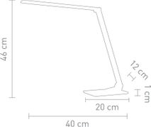 Tafellamp ULI 2 - Zilver SPX 79013