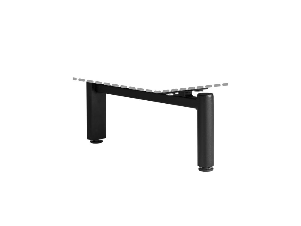 Set van 2 metalen u-poten en middenpoten ELEMENTS XOO 42291MET