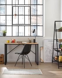 Bureau TALBOT - Zwart/naturel KAV CC1107M46