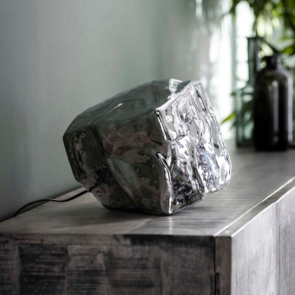 Tafellamp ROCK - Chromed glas ZLS 7225-39C