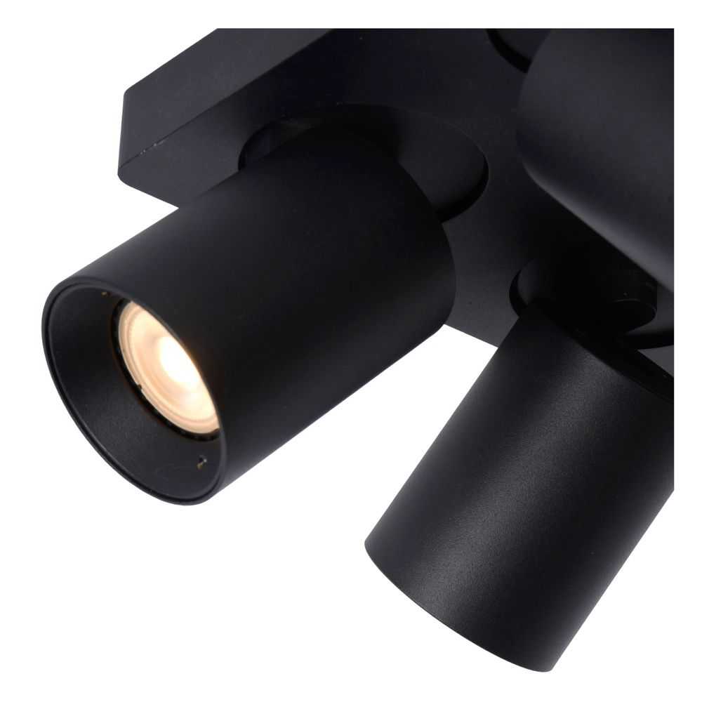 Plafondspot NIGEL 4x - Zwart LCD099292030