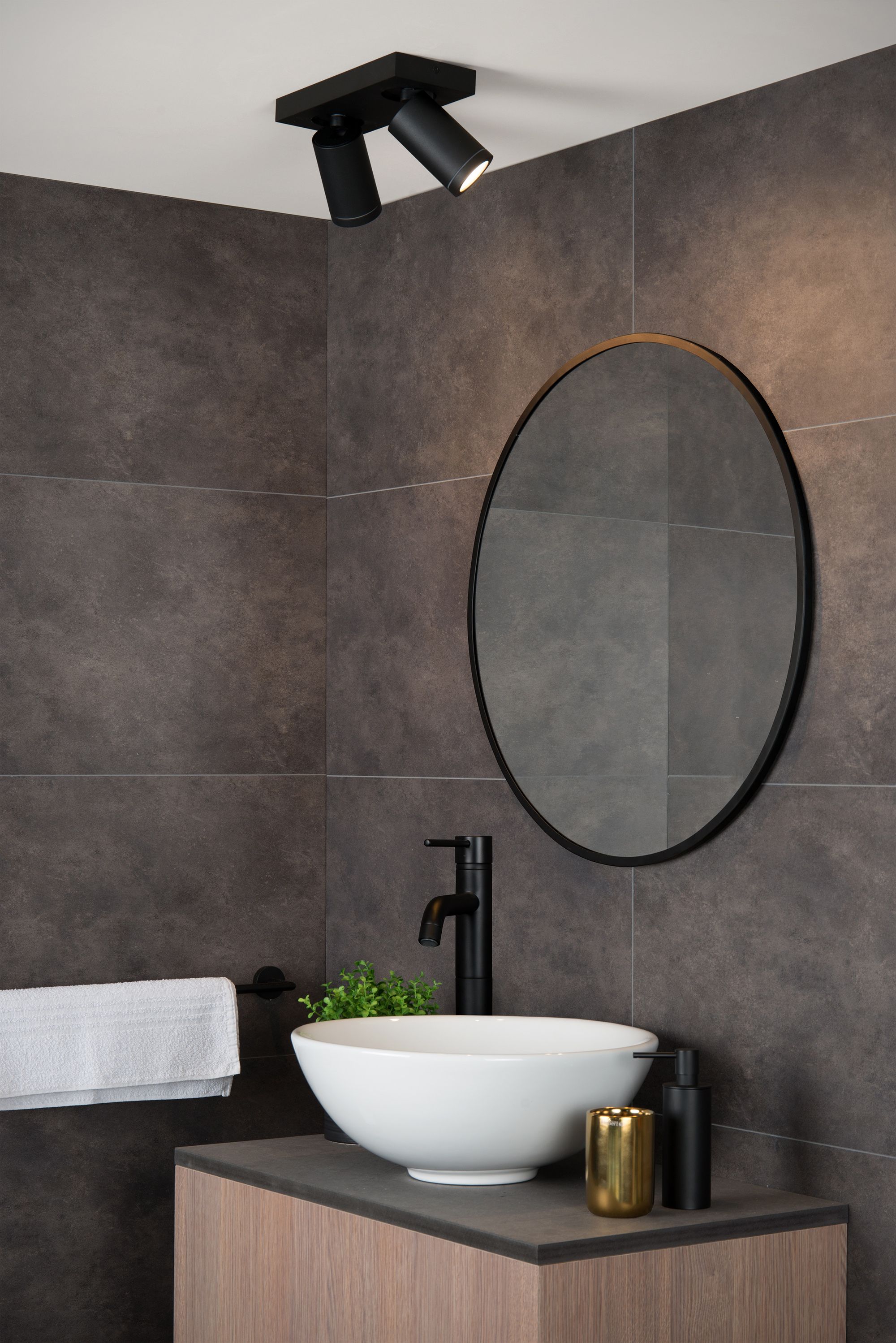 Plafondspot TAYLOR 2x - Zwart