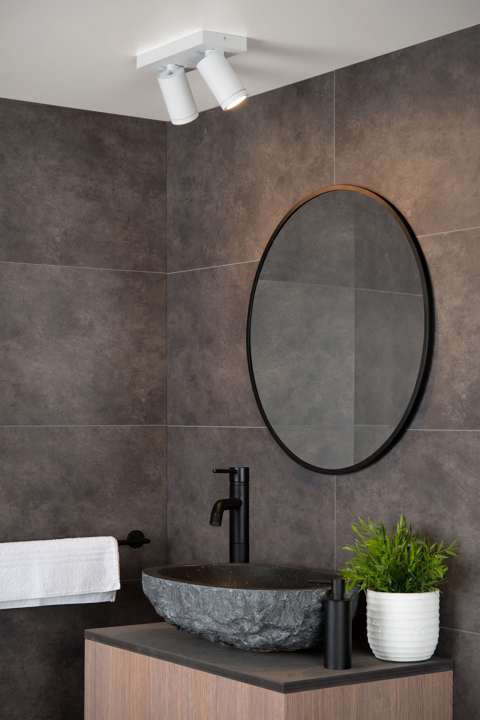 Plafondspot TAYLOR 2x - Zwart