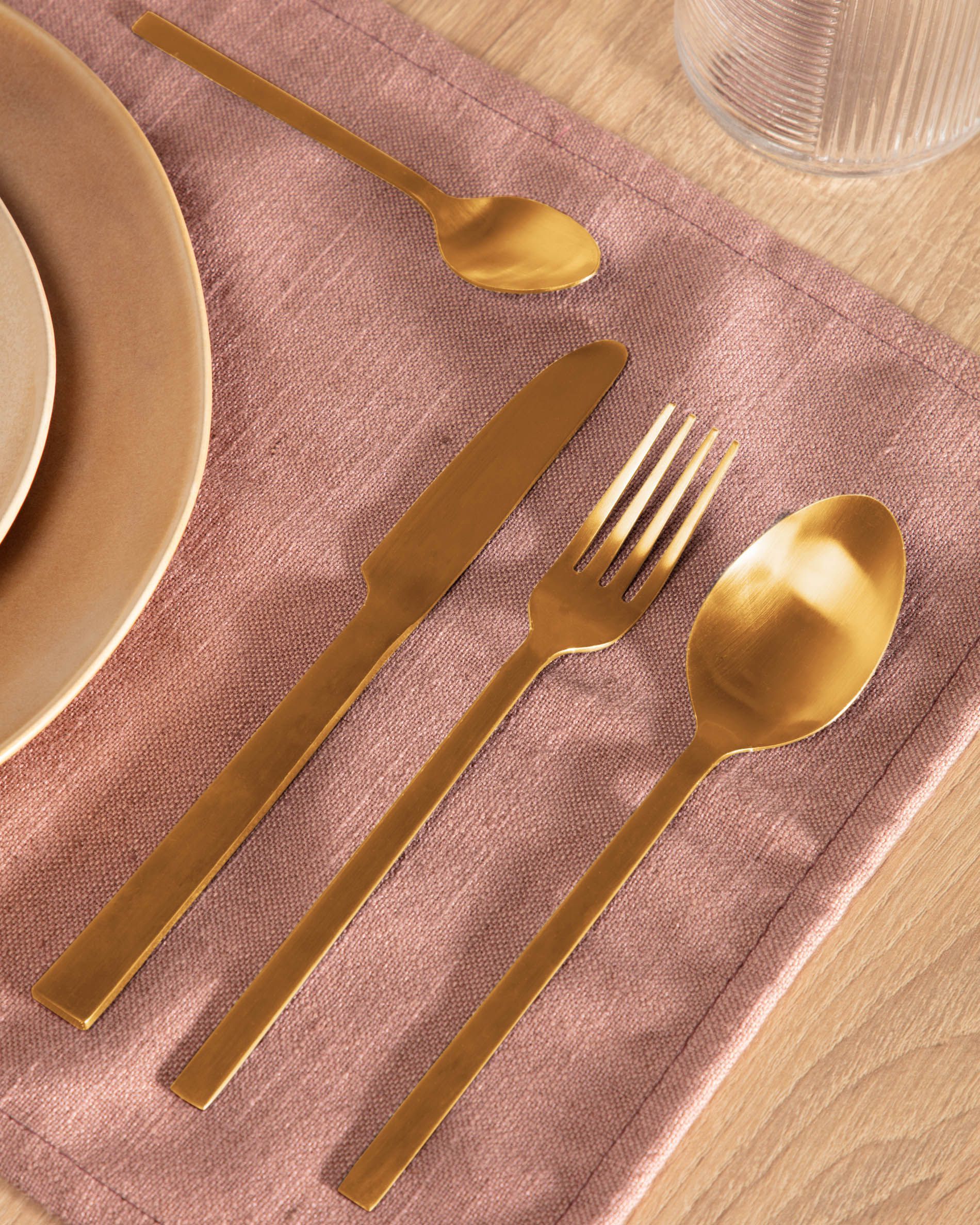 Bestek set LITE - Goud