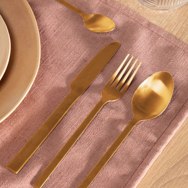 Bestek set LITE - Goud