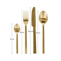 Bestek set LITE - Goud KAV AA5711R83