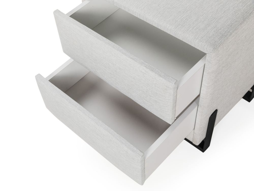 Nachtkastje ALPINO - Lichtgrijs 1165 SFD-61-000001-LG