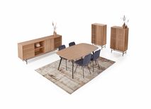 Uitschuifbare eetkamertafel DUNES - Mountain Ash DEZ-46-000003