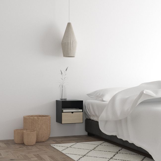 Hangkastje JOLIET - Zwart