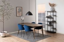 Eetkamerstoel LOUISE - Donkerblauw ACT LO ST-DB49