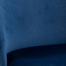 Eetkamerstoel LOUISE - Donkerblauw ACT LO ST-DB49