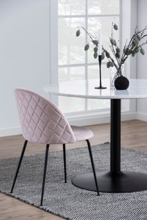 Eetkamerstoel LOUISE - Donkerblauw ACT LO ST-DG40